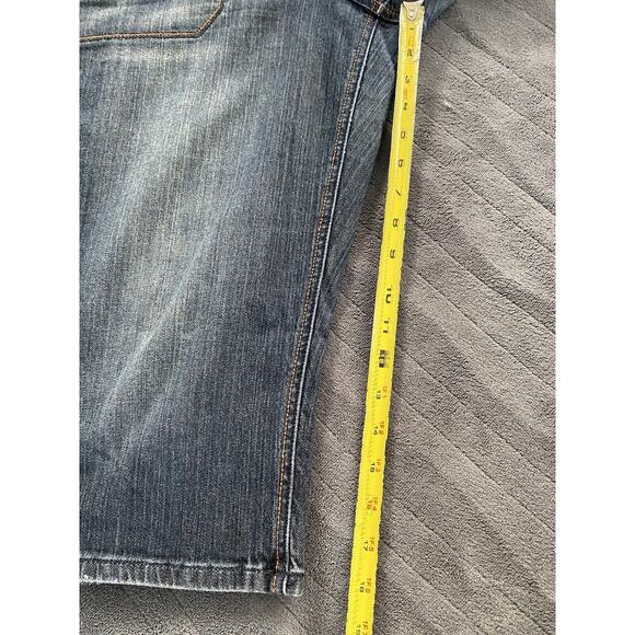 Z. Cavaricci Sz 18 Authentic Vintage Blue Denim Cropped 5-pocket Pants - Picture 9 of 9